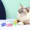 4 stücke Katze Bunte Spiralen Frühling Spielzeug Kunststoff Spulen Iq Training Spielzeug Heimtierbedarf Für Indoor Katzen