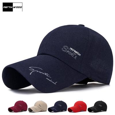 Pánská letní kšiltovka s dlouhým okrajem 10,5 cm Letní sportovní kšiltovka Trucker Cap Outdoor Trucker Snapback Klobouky