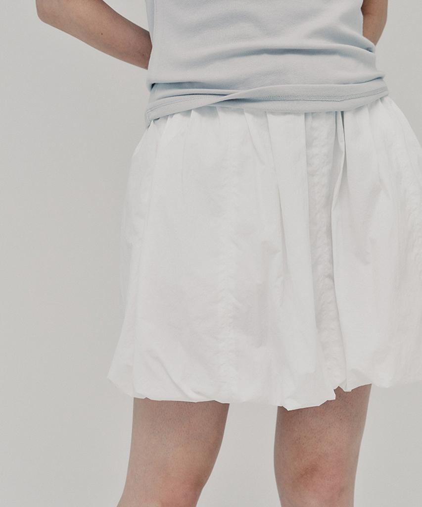 Awi Balloon Skirt_White