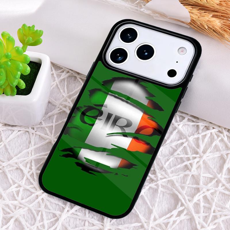 Silk Flags Eire Shockproof Phone Case for iPhone 17 Air 16e 15 11 12 14 13 Pro Max Cover Coque