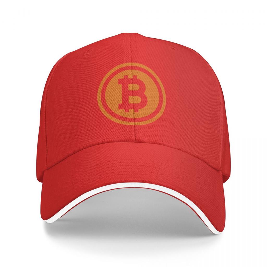 Baseballkappe Unisex Bitcoin Logo Fashion Caps Hüte für Logo Asquette Homme Papa Hut für Unisex Trucker Cap