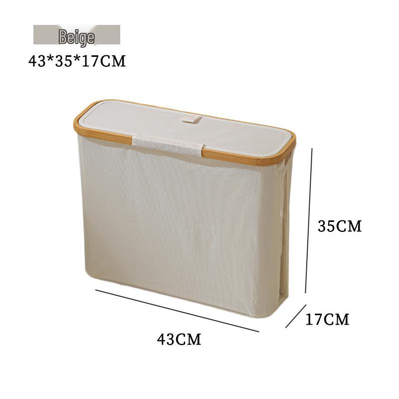 Foldable Waterproof Bathroom Tissue Storage Basket with Lid