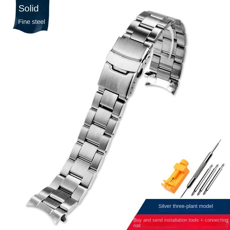 

Для Seiko Ні. 5 Водяний Привид SRPD63K1 SKX007 SKX009 SKX175 SKX173 Дуга Металевий Ремінець для Годинника з Нержавіючої Сталі 20мм 22мм Ремінець 20mm
