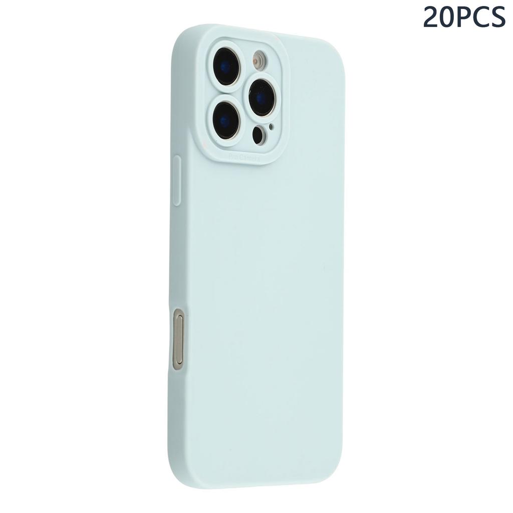 Bulk Purchasing 20Pcs For iPhone 16 Pro Case Precise Cutouts 1.3mm TPU Matte Phone Cover
