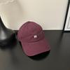 Casual Cotton Baseball Cap With Wide Brim Sun Protection For Outdoor Summer Wear