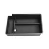 Car Center Console Tray Armrest Storage Box Organizer Interior Accessories Black