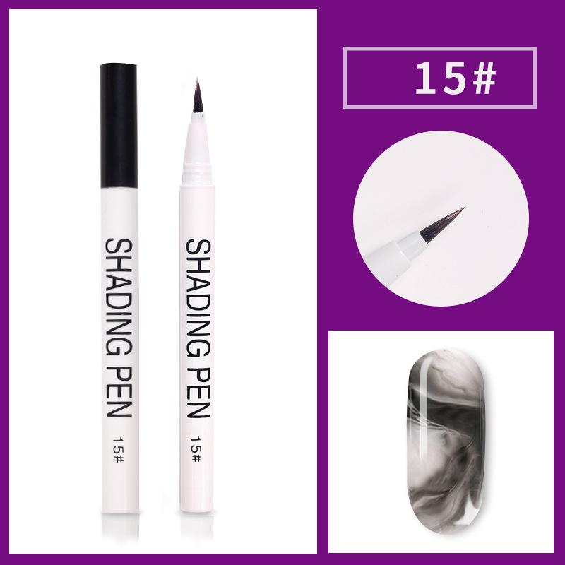 Nail Art Pen Blooming UV Gel Nail Smudge Ink Drawing Pen Marbling Manicure Abstract Painting Brush Nail DIY Tool