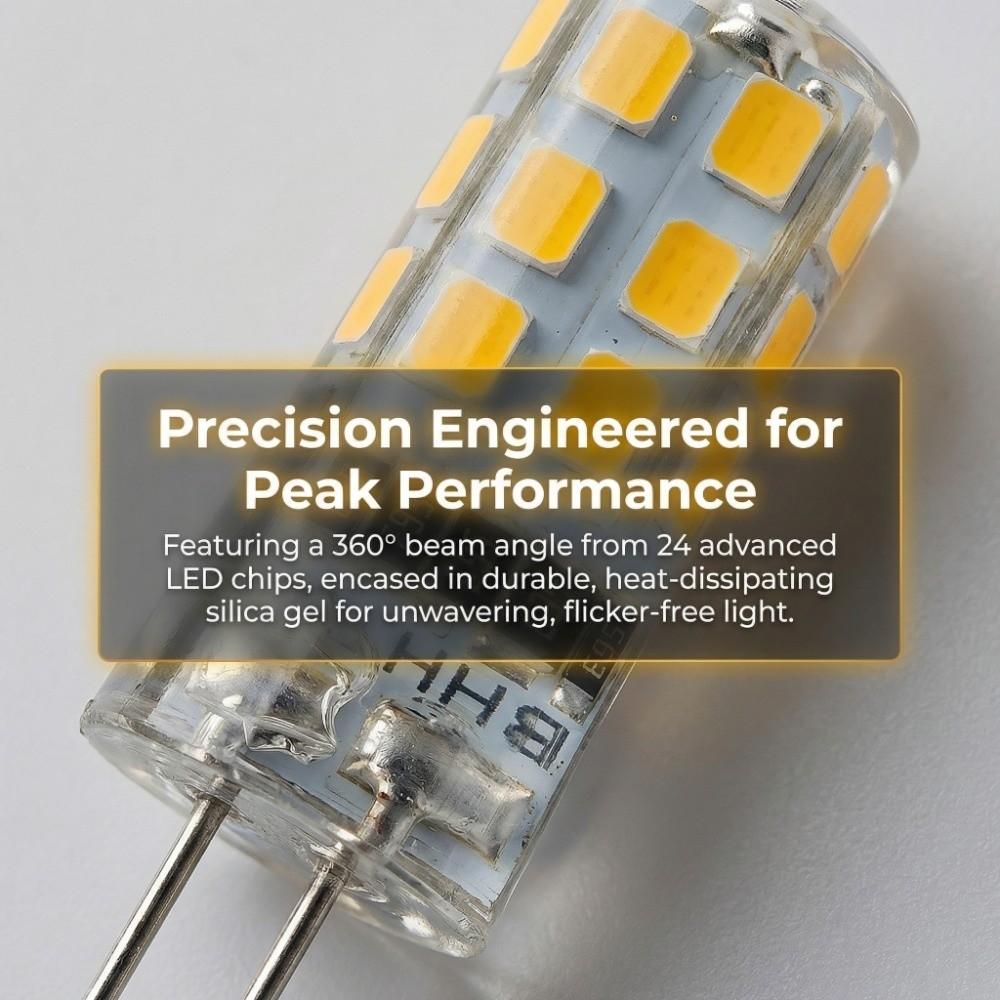 10Pcs Energy Saving Mini G4 LED Light Bulbs Warm White Corn Lamp LED Bulb  Home Decoration