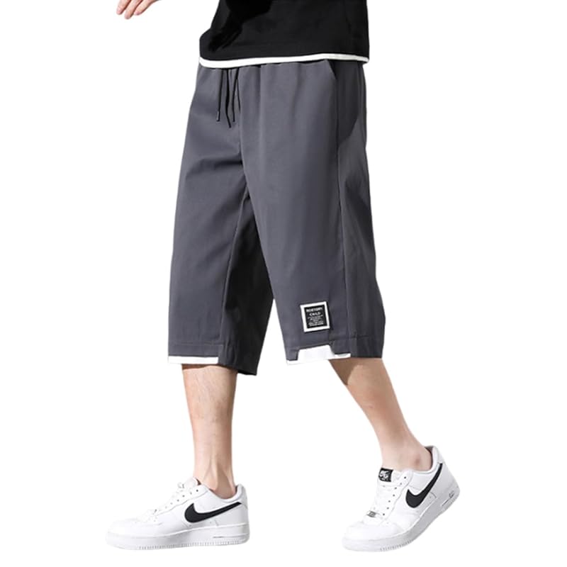 

[CNYA] half pants men s 3/4 length shorts summer shorts shorts big size pants sports Cool touch sensation pants cropped pants cargo pants wide pants