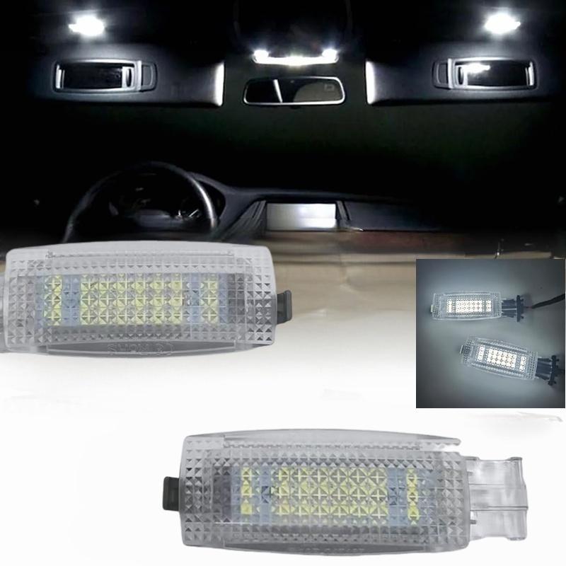 NEW Canbus Dome Ceiling Lamps LED Interior Sun Visor Vanity Mirror Light For VW Golf 4 5 6 7 Passat Jetta Polo Beetle Phaeton