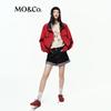 MO&Co. Women's Minimalist Water-Resistant Stand-Collar Jacket