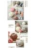 Nordic Hand-Woven Velvet Knot Pillow - Three-Strand Rope Ball Design