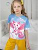 Girl Clothes Cute Wing Cat 3D Print Short Sleeve Tees Casual Round Neck Kids T-Shirt Tops Fashion Streetwear Children's Clothing
