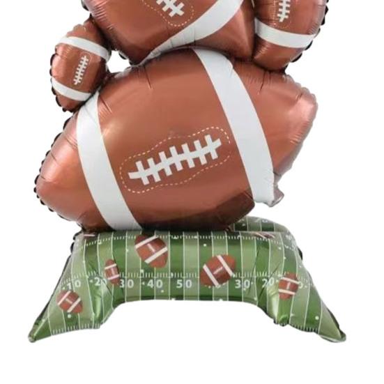 Football Balloons Extra Large Inflatable Football Balloon for Party Decorations Football Birthday Game Day Celebration Indoor Outdoor Photo Backdrop