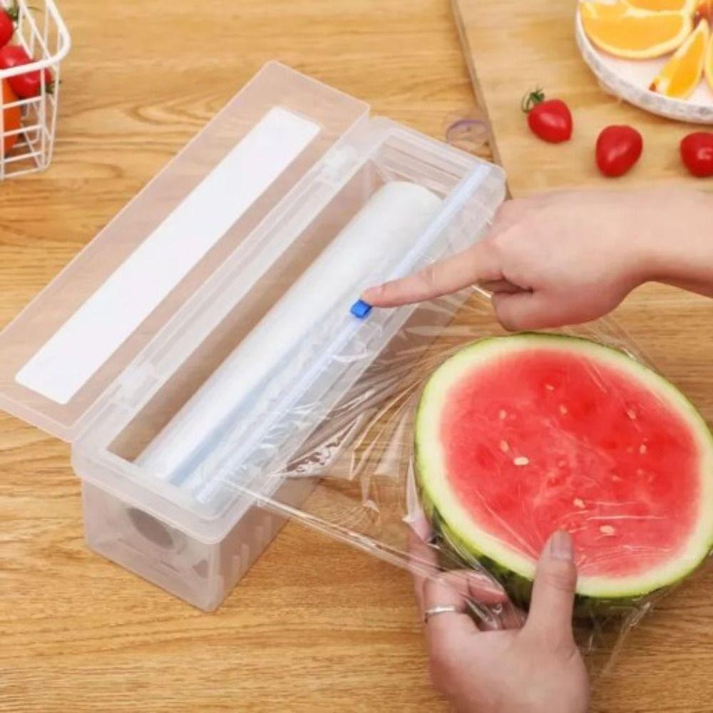 3pcs Reusable Foil Film Cutter Convenient Cling Film Cutting Strip  Plastic Wrap