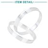 ACROPIX Hub Center Ring 66.6-64.1 Mm Silver Tone 4pcs