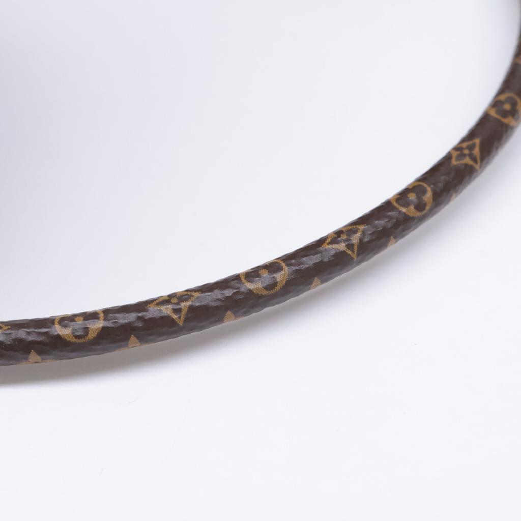 LOUIS VUITTON Excellent condition M67411 Cache Oreille Leogram fur leopard print ear muffler Scarf Beige x dark brownUsed