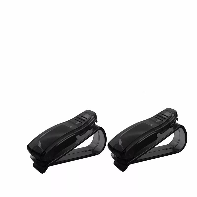 

Универсальный автомобильный солнцезащитный козырек, коробка для очков, зажим для очков, держатель для карточек, держатель для билетов, подставка с застежкой, чехол для ручек, аксессуары для очков 2PCS