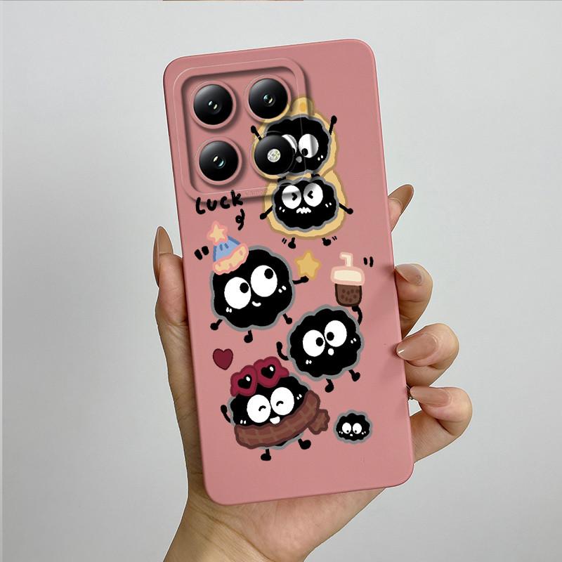 For Xiaomi 14T Pro Phone Case 14Tpro Soft Silicone TPU Sweet Painted Casing Cartoon Printed Shockproof Protective Back Cover
