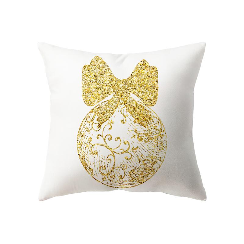 Christmas Theme Christmas Decoration Printing Pattern Cushion Cover Home Living Room Sofa Decoration Pillow Pillow Cover