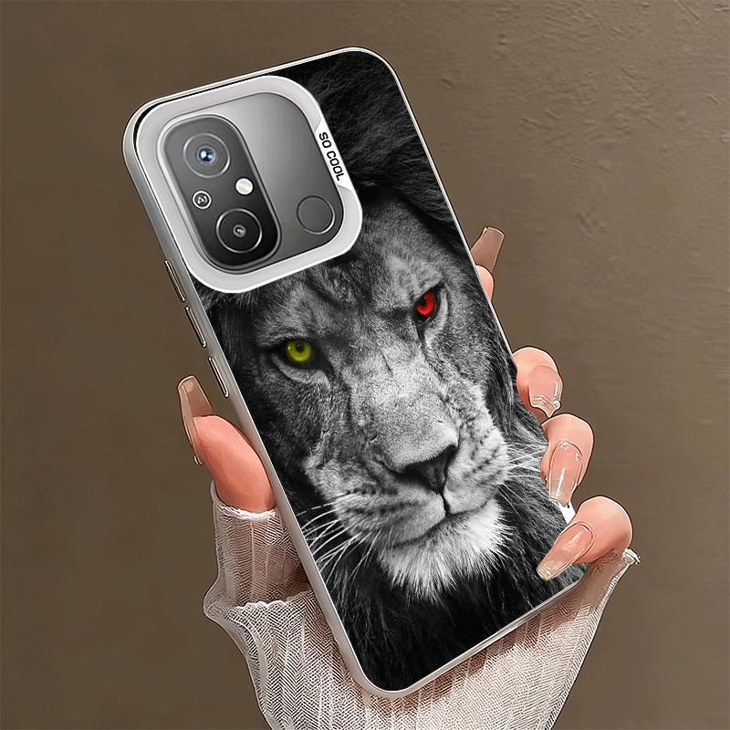 

Lion Male Man King Soft Phone Case for Xiaomi Redmi 15C 15 14C 13C 12C Poco X5 X6 X7 Pro X3 F8 F7 Ultra M8 13 12 Cover Back Shel Xiaomi Poco F8 Pro