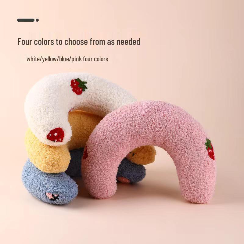 U-Shaped Anti-Scratch Cervical Pillow & Cat Toy for Pets