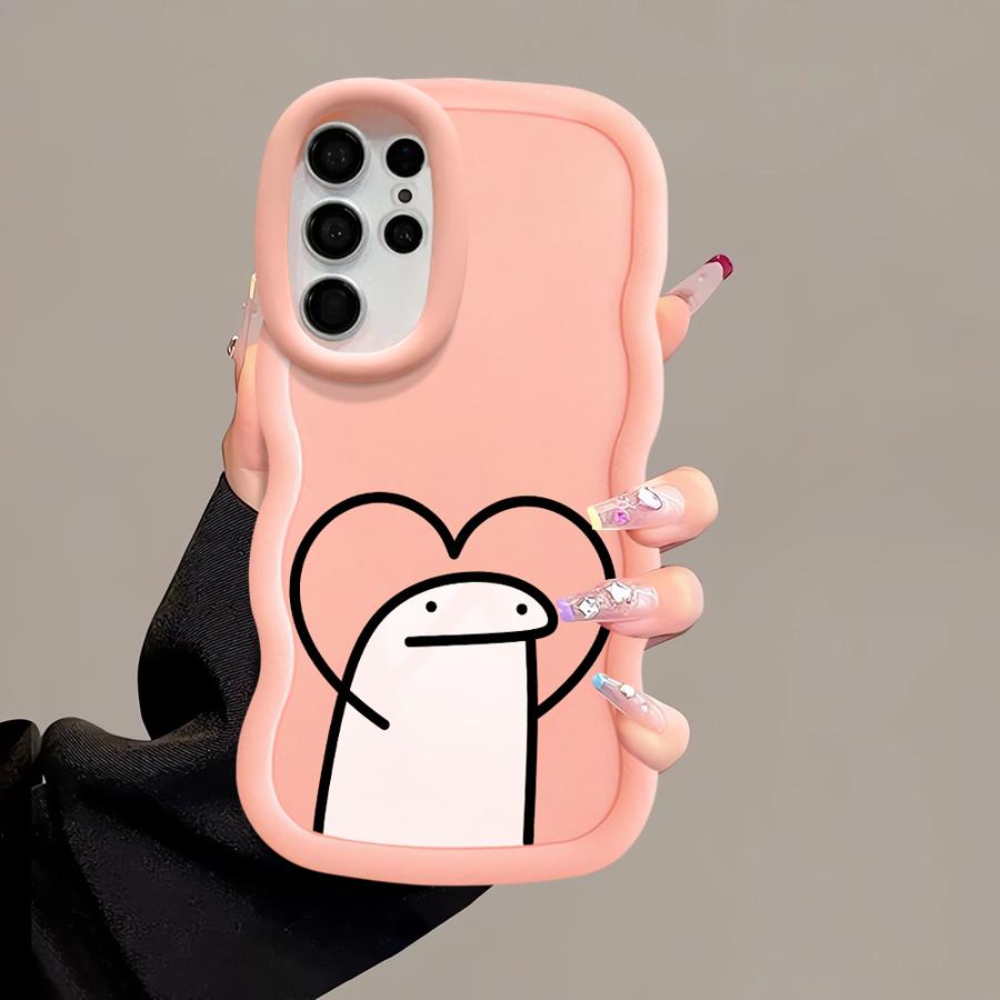 Funny Cartoon Soft Phone Cover Case for Samsung Galaxy S24 S22 Ultra S21 A25 S20 FE A26 S25 S23 Plus A54 A55 A35 A34 A36 A24