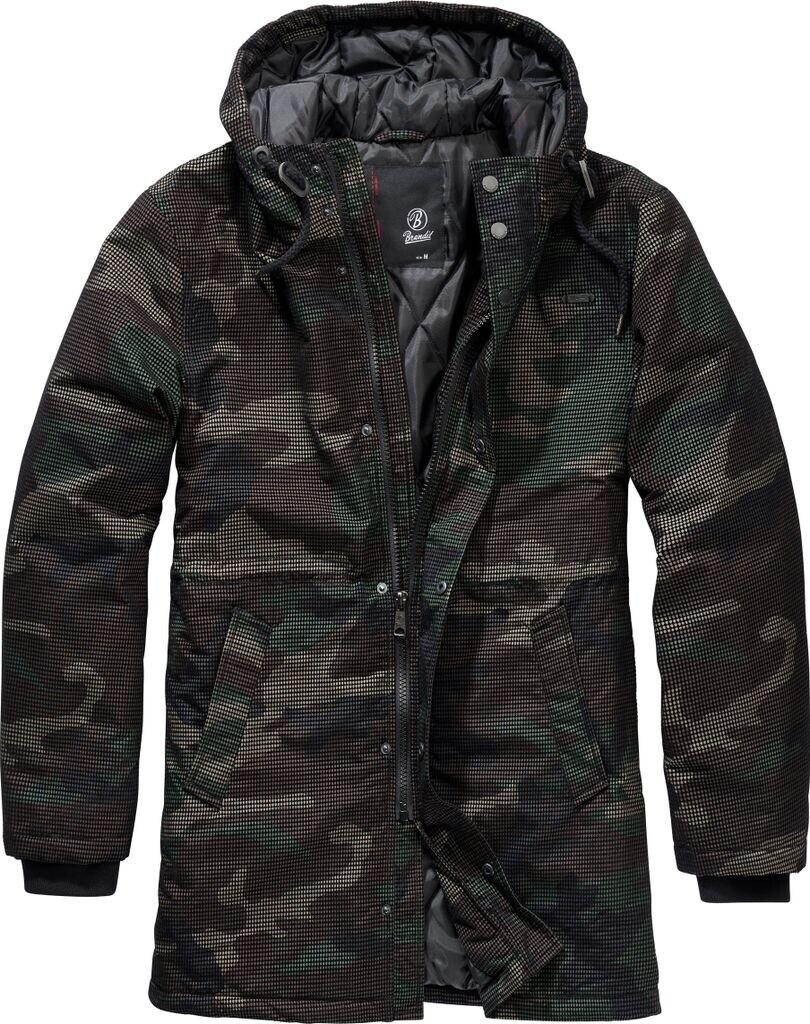 Winter Jacket Brandit Grid-Camo Parka (3168) Woodland