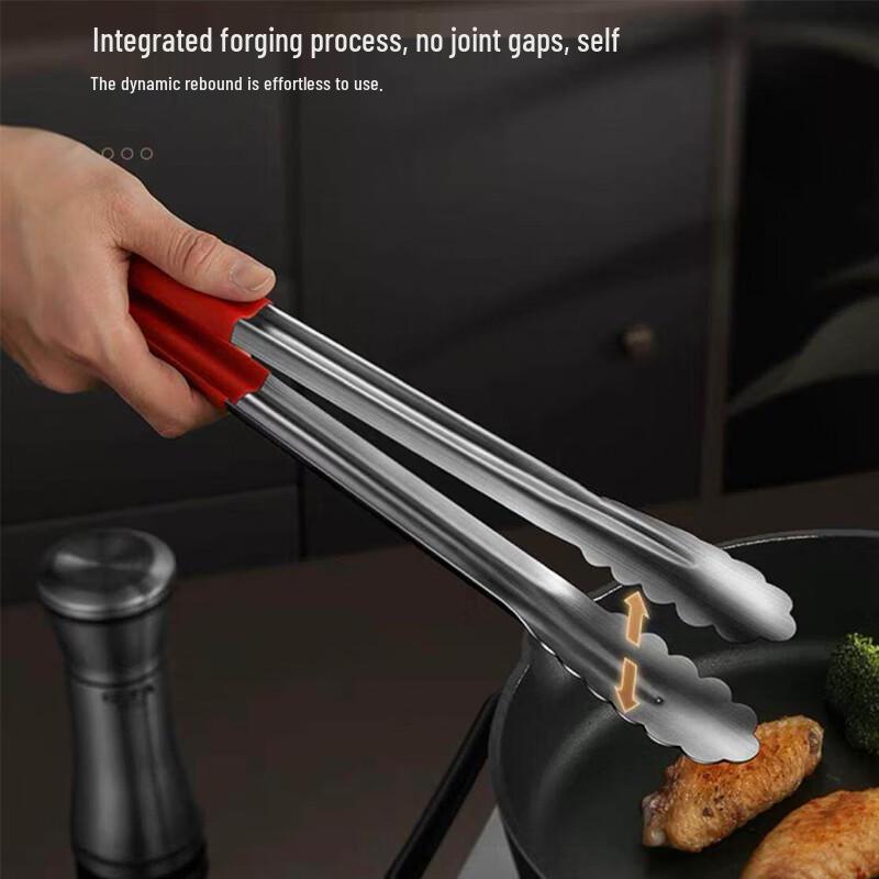 FATTBAO Stainless Steel Food Tongs