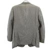 Lanvin Silk Check Pattern Tailored Jacket ST46-54 Black X White Men's Used