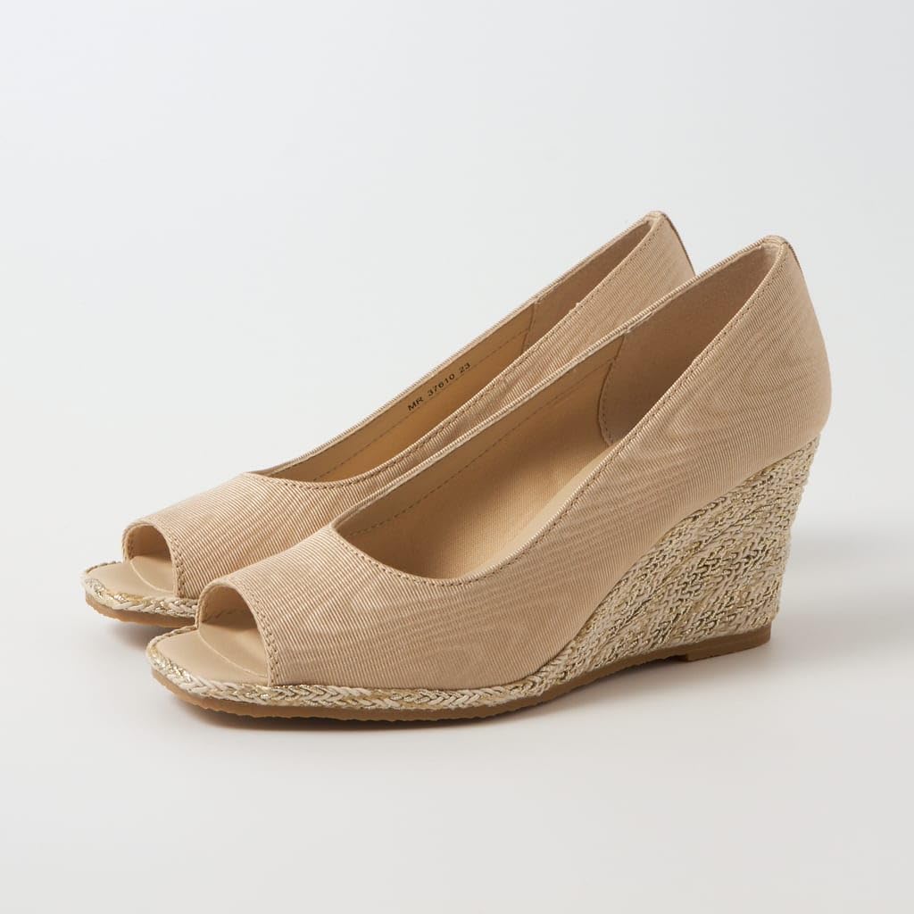 Diana Well Fit Open 185595200010 [Diana] Pumps, Beige, 23.0cm,
