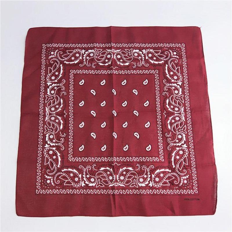 55 Bavlna a len Malý čtvercový šátek Malý Hedvábný šátek Dámská Jarní a Podzimní Móda Šátek na hlavu Pracovní Hip Hop Šátek