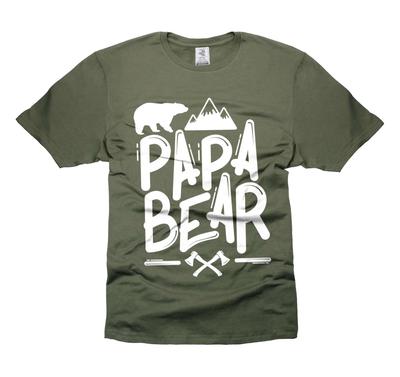 Papa Shirt Bear Shirt Father's Day Papa Tee Papa Birthday Gift Tee Papa Gift