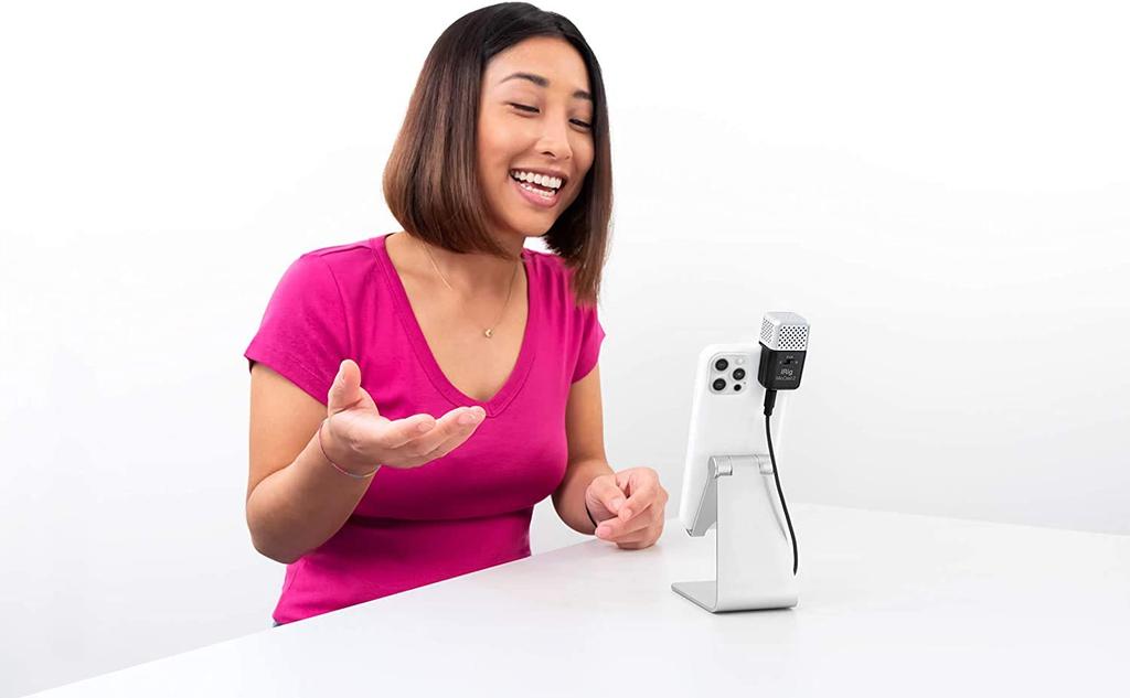 IK Multimedia iRig Mic Cast 2 Mobile Analog Microphone, Pocket-Sized