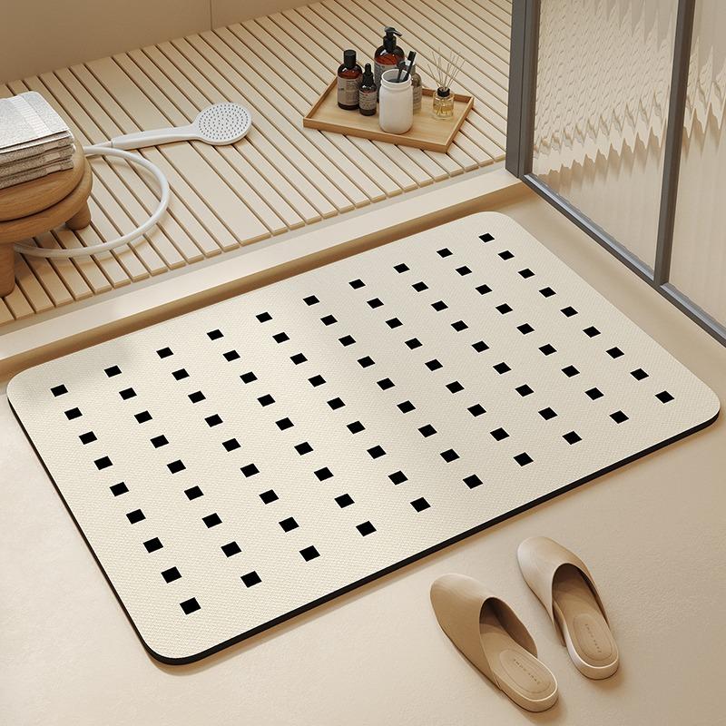 

Soft Absorbent Bathroom Carpet Non Slip Floor Mat Toilet Rug Home Decoration Foot Mats Alfombra Quick Dry 1pc 50x80cm
