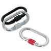 25KN High Strength Safety Auto Lock Buckle Aluminum Zinc Zinc Alloy Outdoor Sports Buckle  Rock Climbing