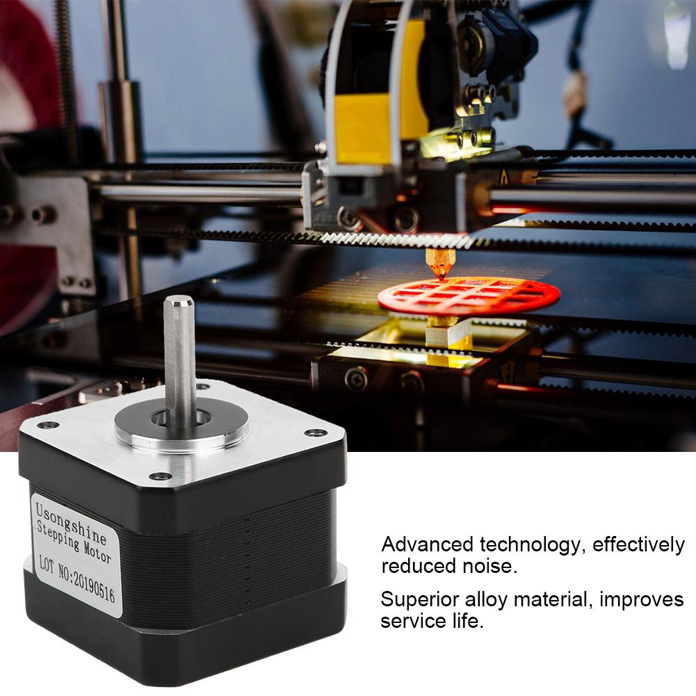17HS3401S 17 Alloy Stepper Motor 4 Wires Equipment Supplies for 3D Printer