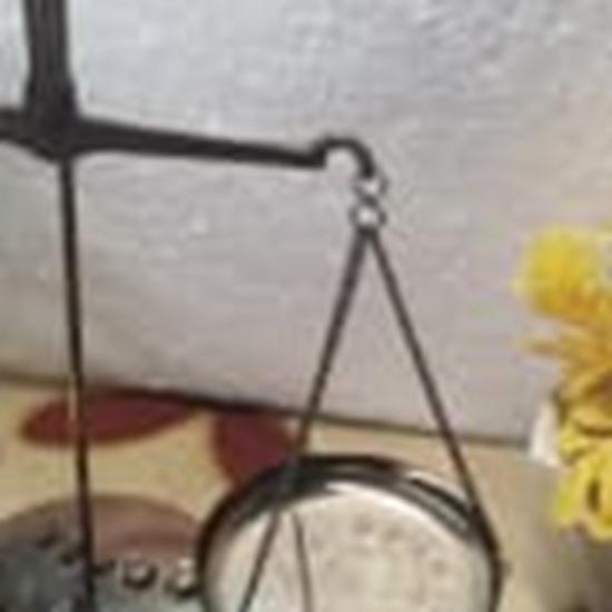 Antique Brass Balance Scale Apothecary Decor with Weights Home Decor Birthday Gift