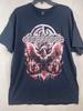 Crossfade Band Retro Rock Musik Grafik Schwarzes T-Shirt