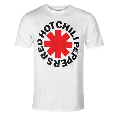 Red Hot Chili Peppers - Red Asterisk Art Pattern Funk Rock Band T-shirt Casual Street Style T-shirt for Men and Women