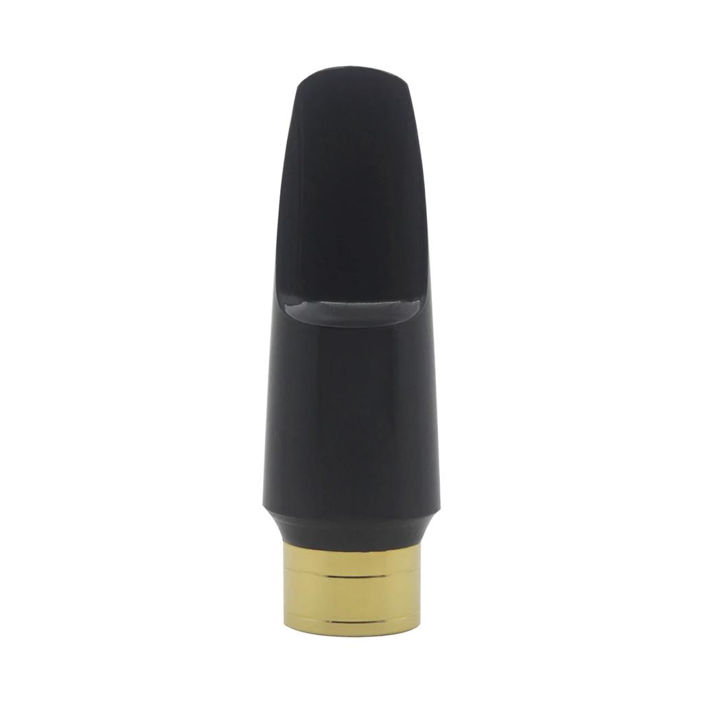 IRIN Alto Saxophone Mouthpiece Black Gold ABS Sax Mouthpiece Metal Mouthpiece Neck Woodwind Instrument Parts & Accessory