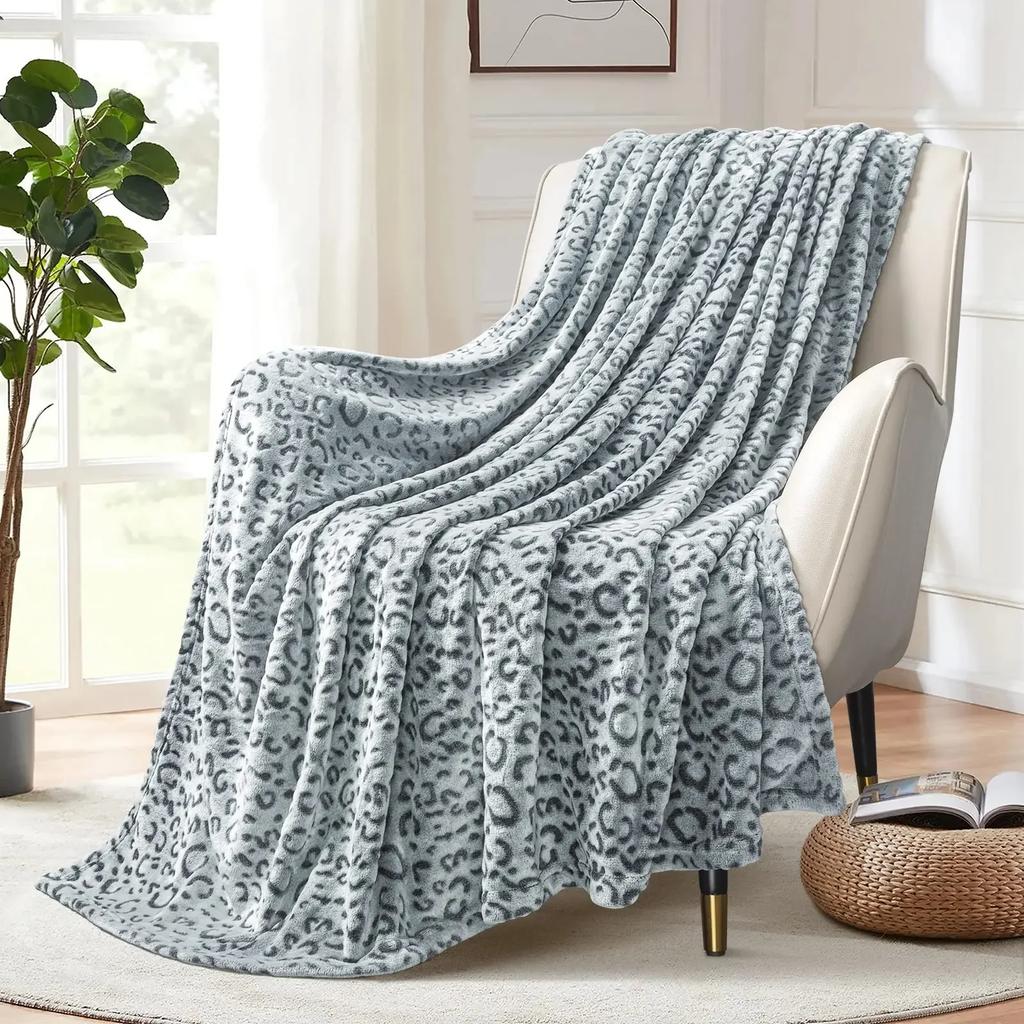 Black White Zebra Flannel Fleece Throw Blanket  Fuzzy Soft Lightweight Warm Cozy for Couch  Bed