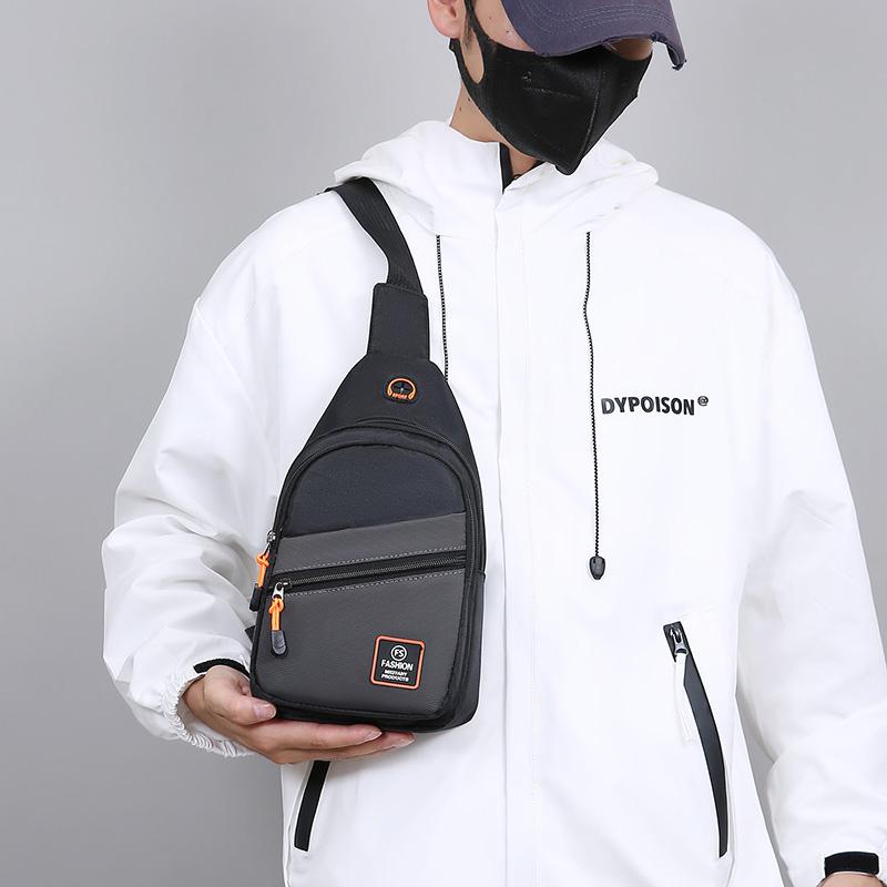 Chest Bag Crossbody Small Sling Backpack Sling Bag for Men, Chest Bag Daypack Crossbody for Travel Sport Crossbody Backpack