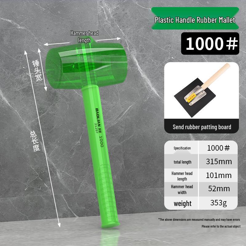 Baolian Gumowy Młotek Odporny na Wstrząsy do Montażu Płytek i Podłóg