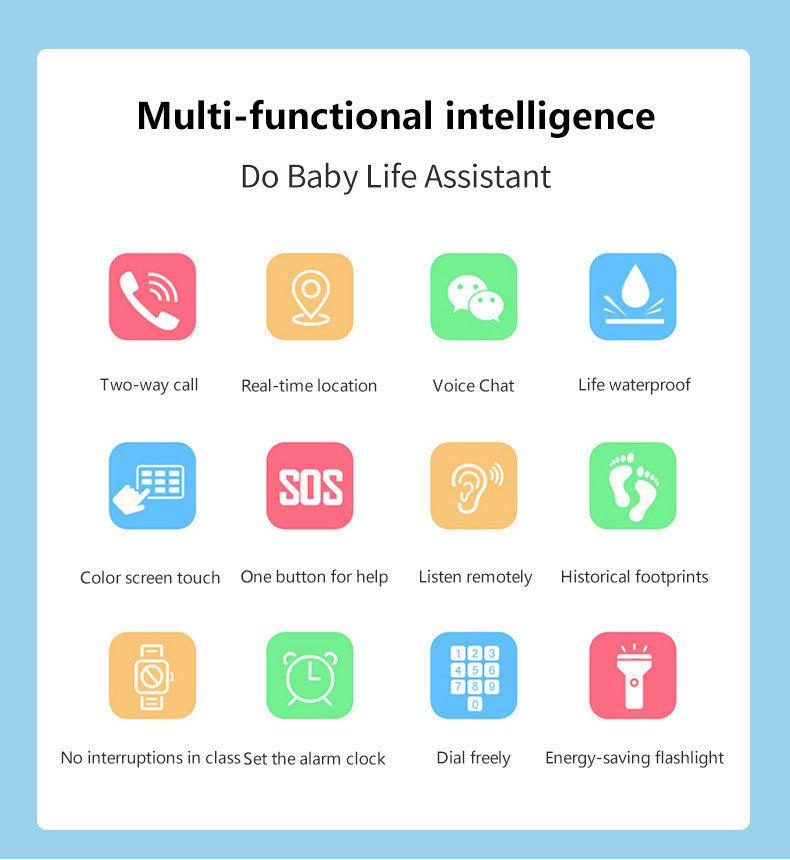 Ceas inteligent pentru copii LT11 transfrontalier cu cameră și suport multilingv