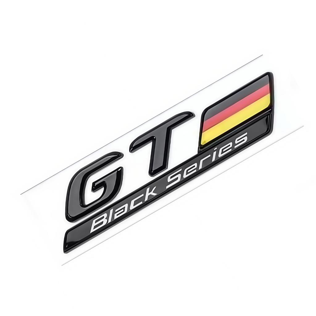 1pc 3D ABS Car Rear Trunk Emblem Decal Side Fender Badge Sticker for E43 E53 C63 GT50 GT53 GT63S GTS GTR W203 W204 W205 W176 W211 W212 W213 GLA GLC
