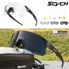 Scvcn Photochromic Sunglasses Cycling Blue Outdoor Sports Bike Glasses Red Man MTB Fishing Glasses Eyewear Bicycle Goggles 2024