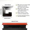 Adhesive Mount Under Desk Cable Management Tray PVC No Punch Cable Organizer  Study Room
