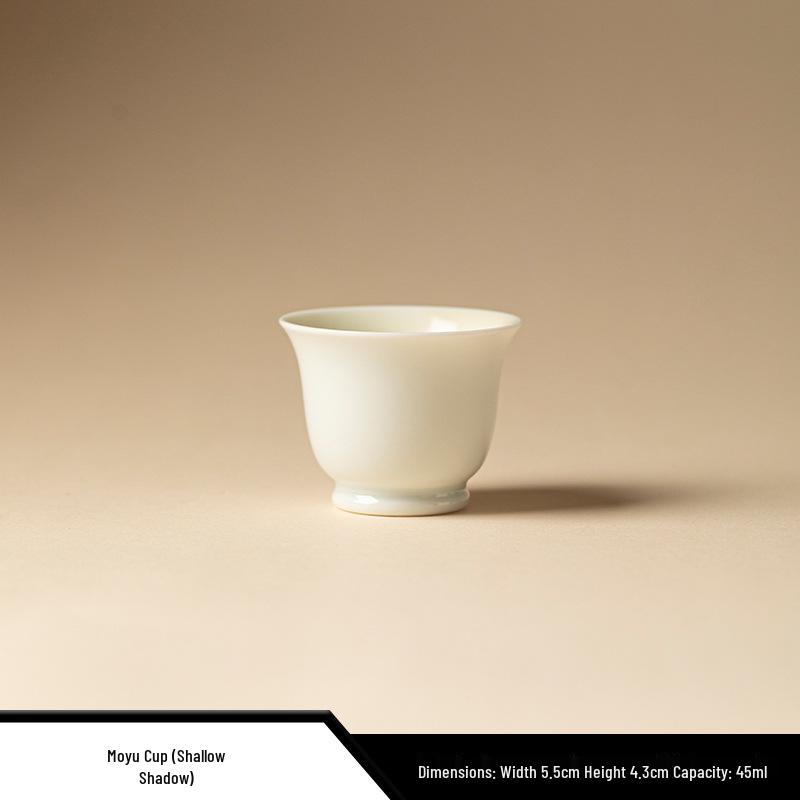 Women's Boutique Colored Glaze Ink Teacup Set: Ceramic Kung Fu Tea Tasting Cup for Guests