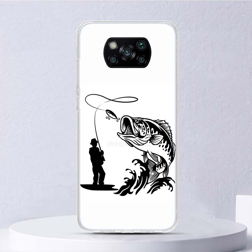 

Hunting Fishing Man Soft Case For Xiaomi Poco X7 X6 X5 X4 X3 Nfc F7 Ultra F6 F5 Pro Phone Cover F4 Gt F3 M5S M4 M3 M5 M6 Coque Xiaomi Poco F7